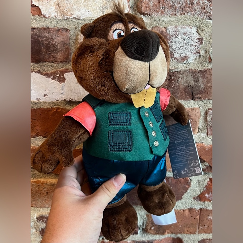 Disney Parks 2025 Zootopia 2 Nibbles Maplestick Beaver 12” Plush Toy NEW